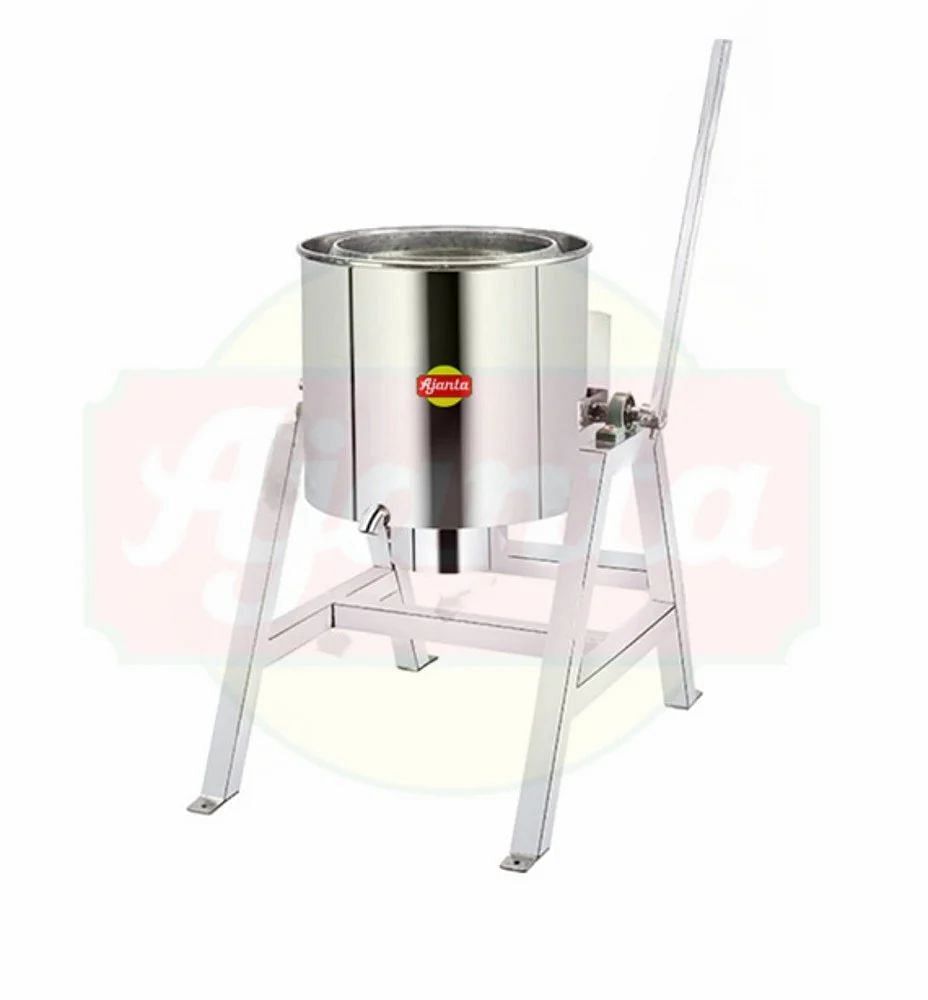 Ajanta Stainless Steel Semi Automatic Oil Dryer, Capacity: 13 kg/Batch