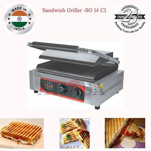 Akasa Indian Economical Four Jumbo Eco Sandwich Griller