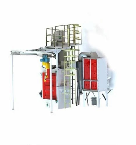 Akash Hanger Type Shot Blasting Machine