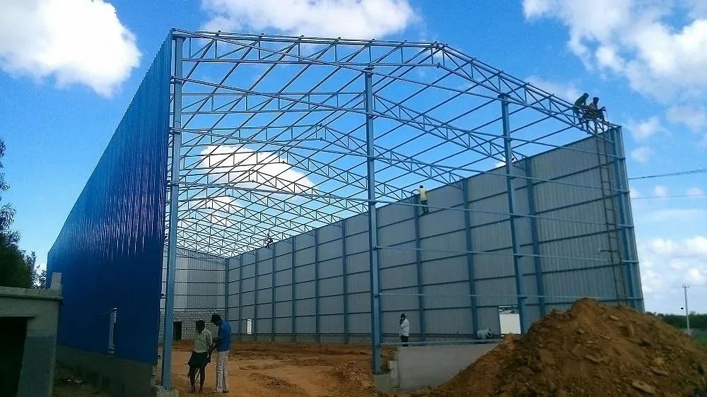 Akshayaa Steel Badminton Court Roofing Shed