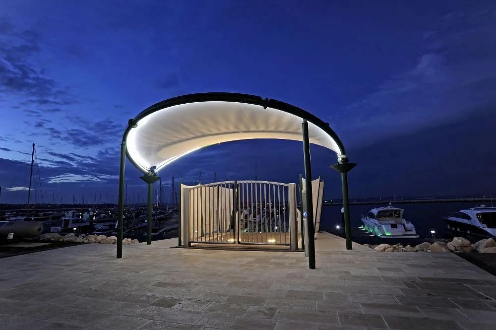 Akshayaa Steel Entrance Tensile Structure