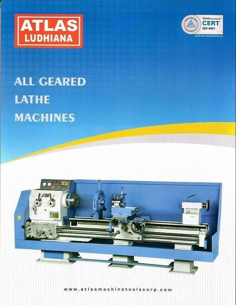 All Geared Head Heavy Duty Lathe Machine, 105 mm