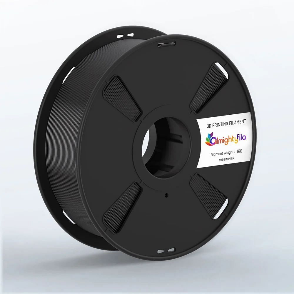 AlmightyFila - ABS 3D Printer Filament 1.75mm Jet Black