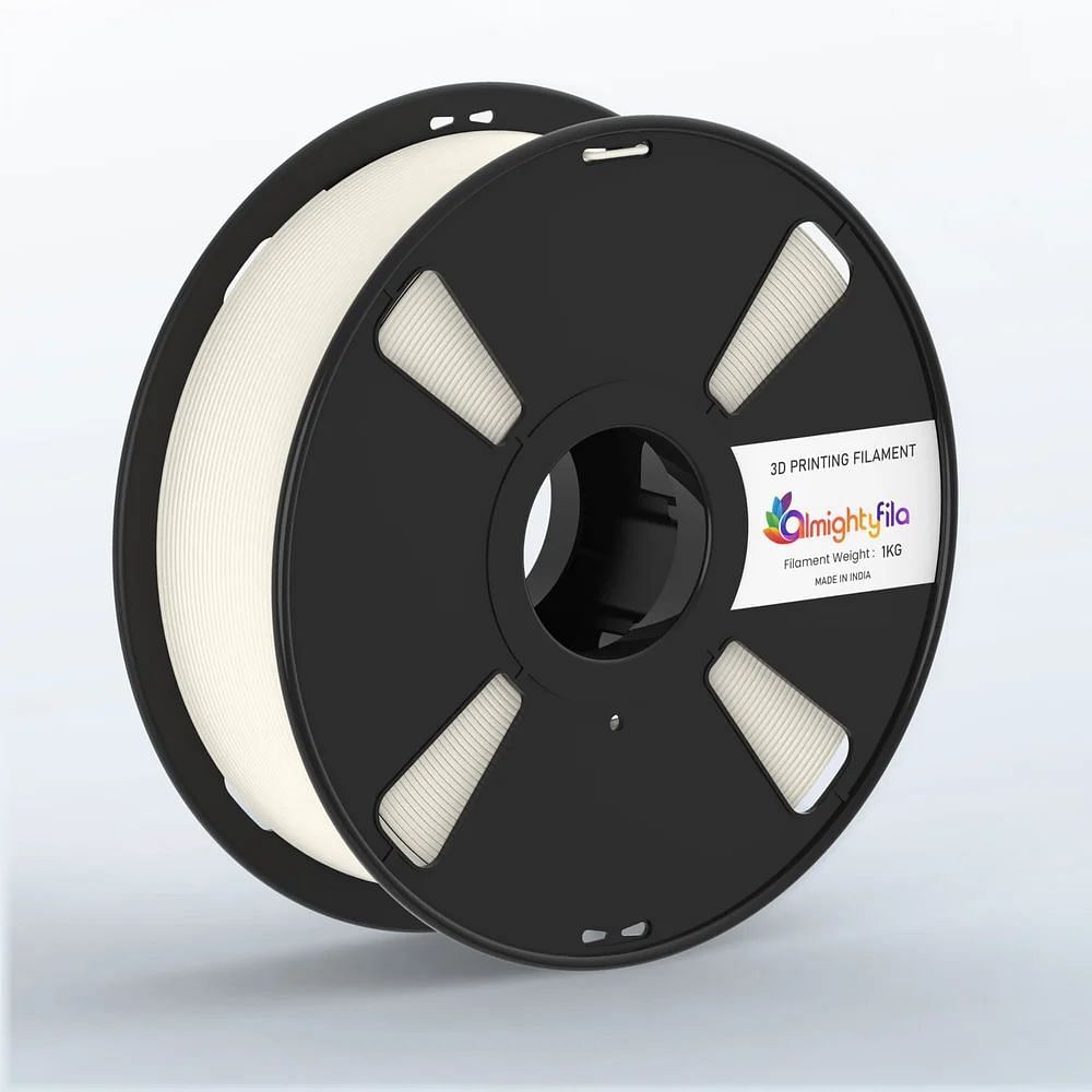 AlmightyFila - ABS 3D Printer Filament 1.75mm Ivory