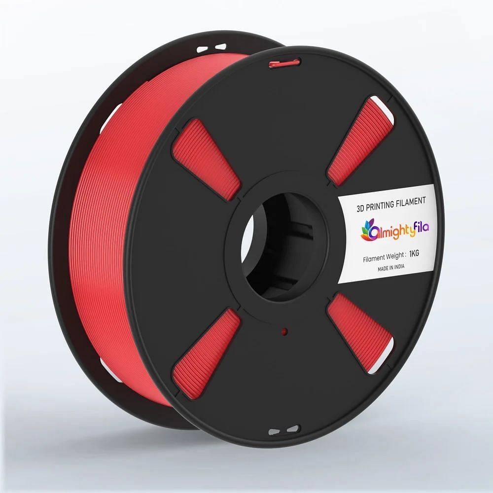 AlmightyFila - ABS 3D Printer Filament 1.75mm Red