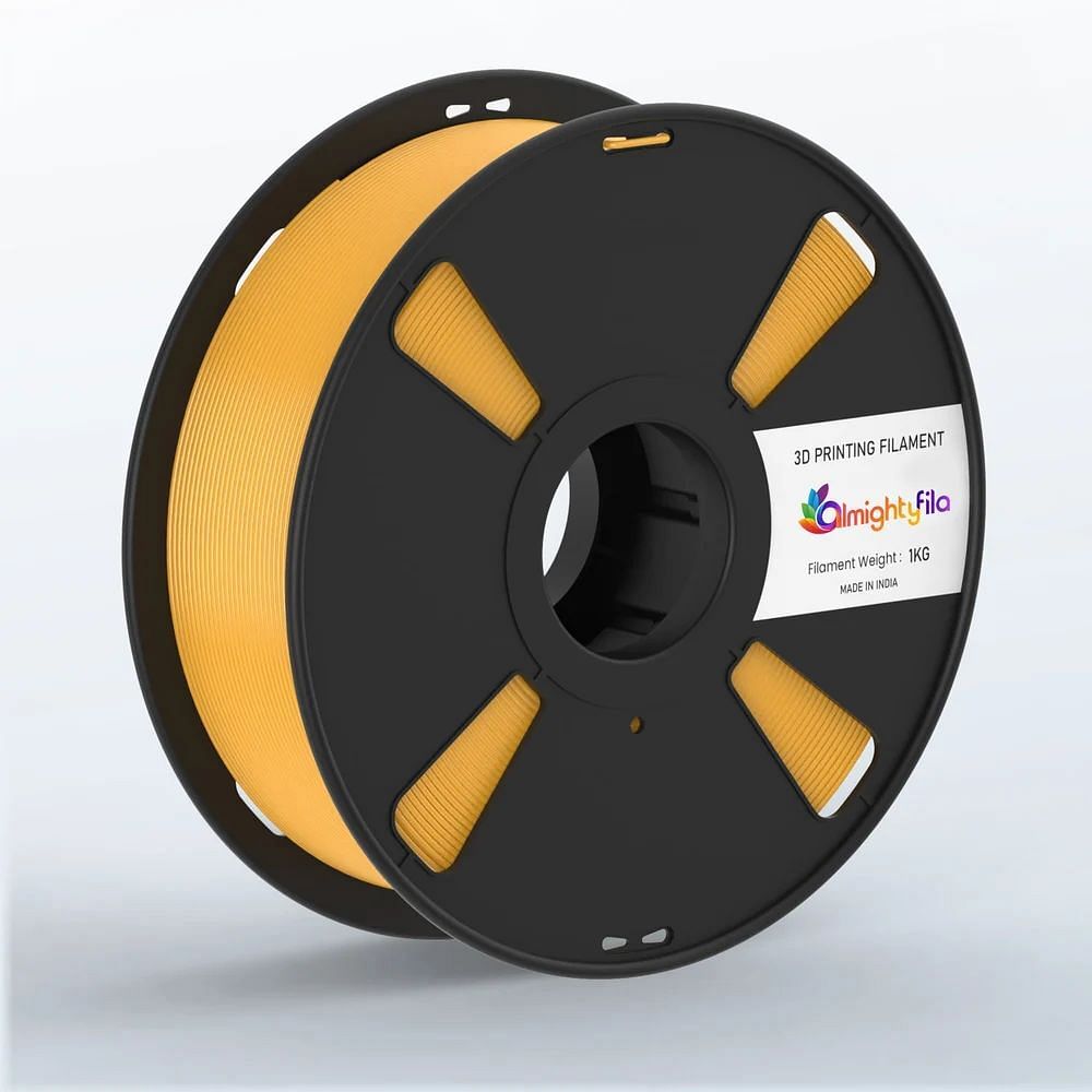 AlmightyFila - ABS 3D Printer Filament 1.75mm Gold