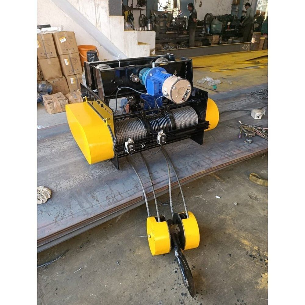 Aluminium 3 Ton Electrical Wire Rope Hoist, For Industrial, 220-440 V