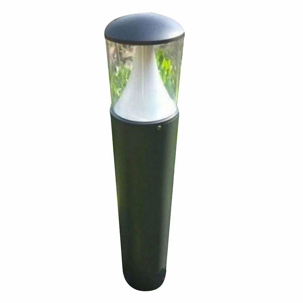 Aluminium and Plastic Cool White Surface Mount LED Bollard Light, B22