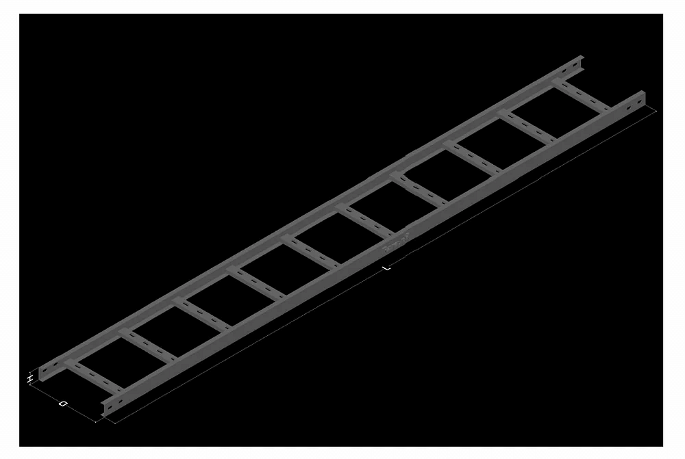 Aluminium Ladder Cable Trays Rack