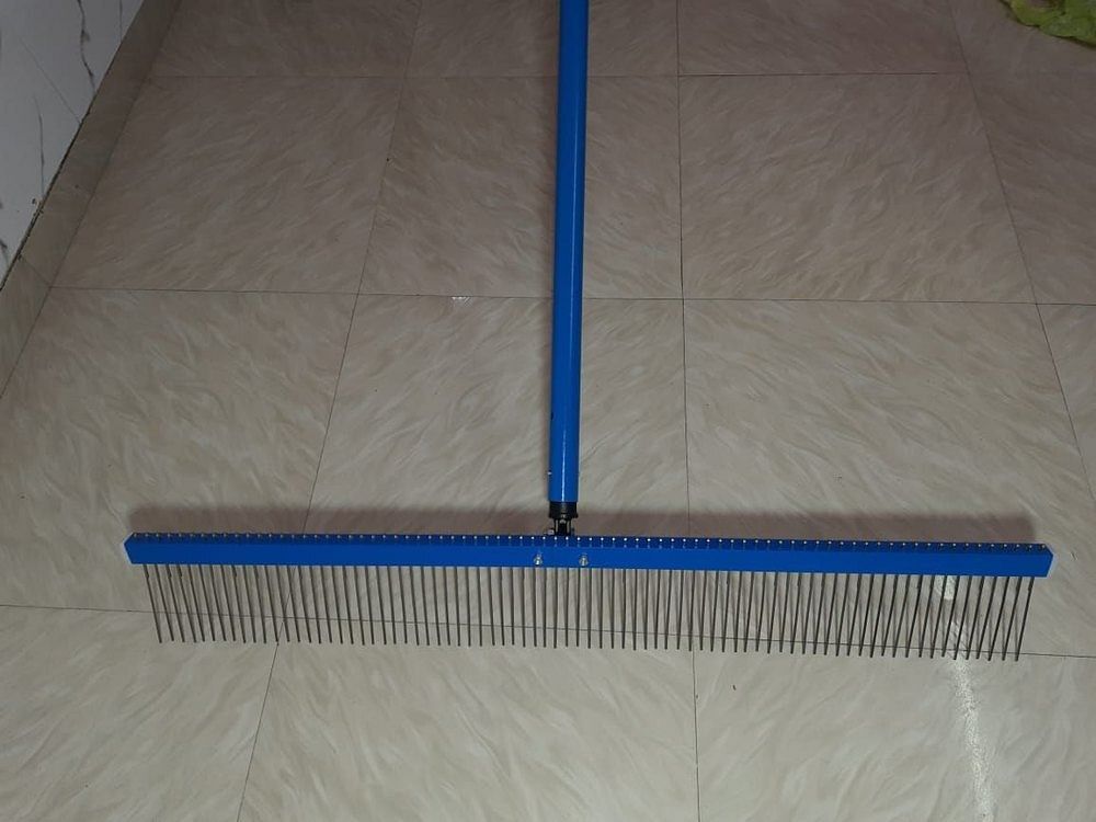 Aluminium Manual Texture Brush, For lining on concrete, 48 Inches