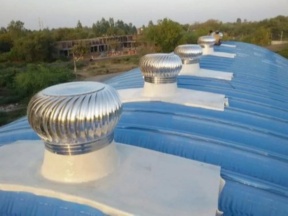 Aluminium Non Power Driven Roof Ventilators, For Rooftop