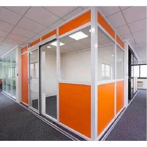 Aluminium Partition Works, For Commercial, Thickness: 30mm