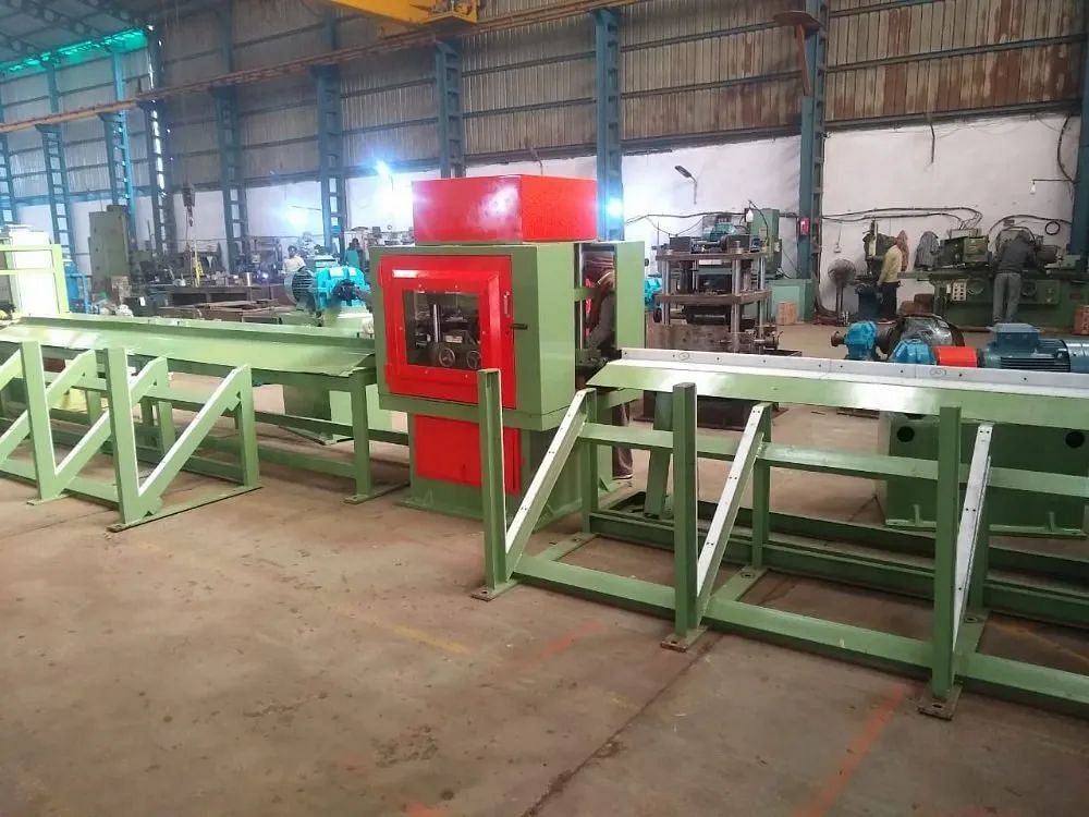 Aluminium Vertical two roll straightening Machine