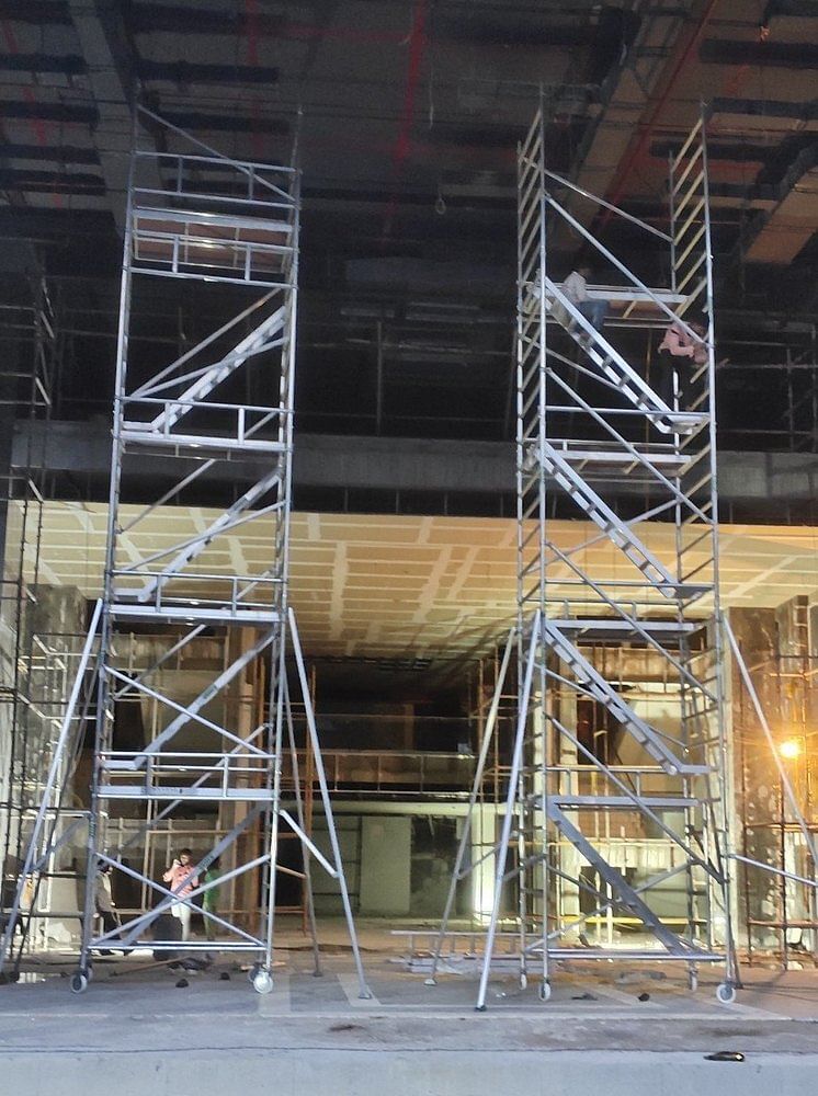 Aluminum Aluminium Stairway Scaffolding