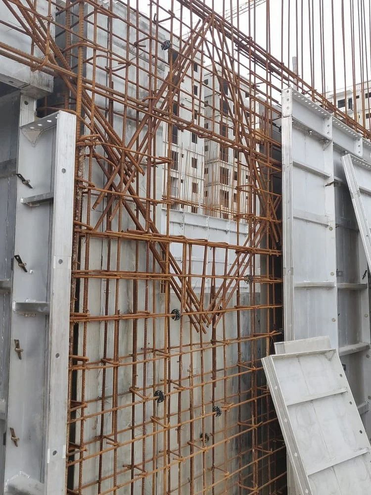 Aluminum formwork design and mock ups