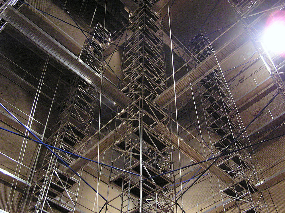 Aluminum Silver Boiler Scaffolding Systems, For Building Construction