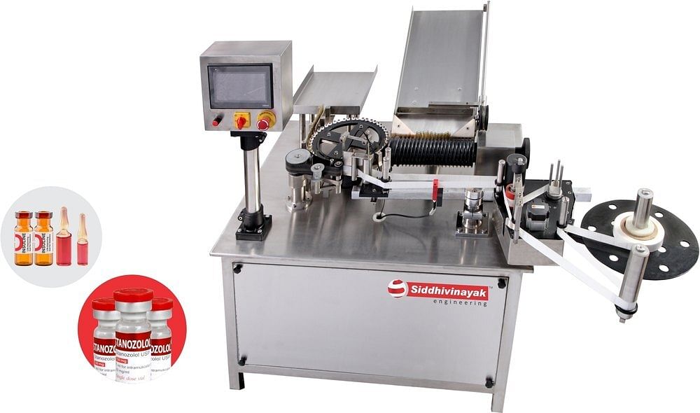 Ampoules & Vials Sticker Labeler Machine, SVARL 200/300