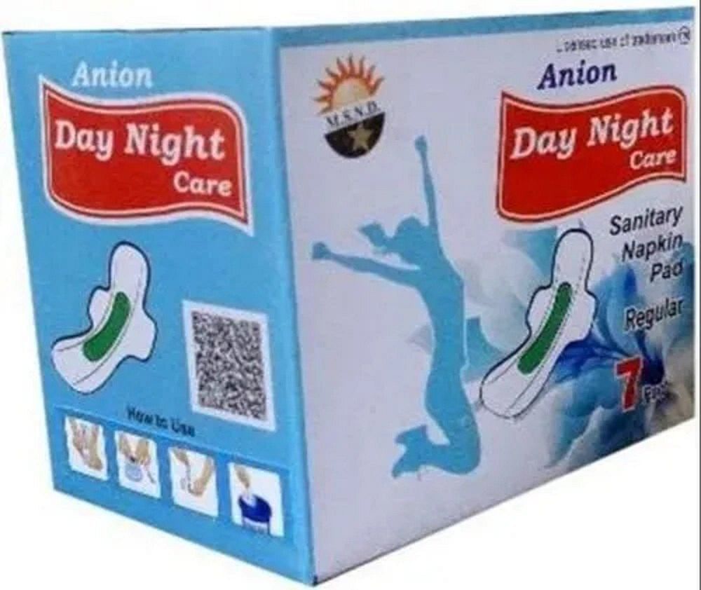 Anion Day Night Care Sanitary Napkins Pads, Medium