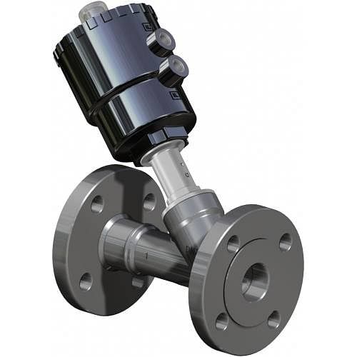 Anti Water Hammering SS 316L Angle Seat Valve With Flanged End - Omal