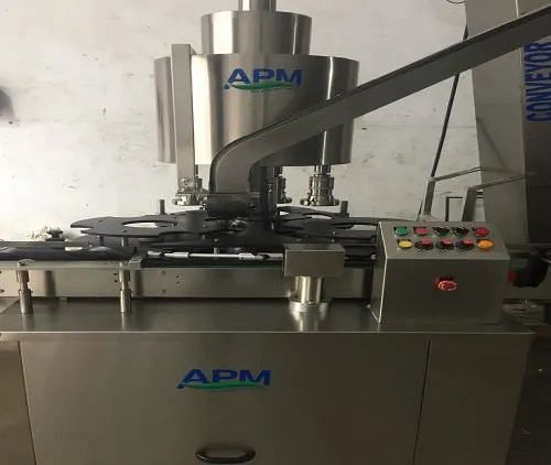 APM Stainless Steel Multi Head Capping Machine, Capacity: 3000 To 6000 Bph