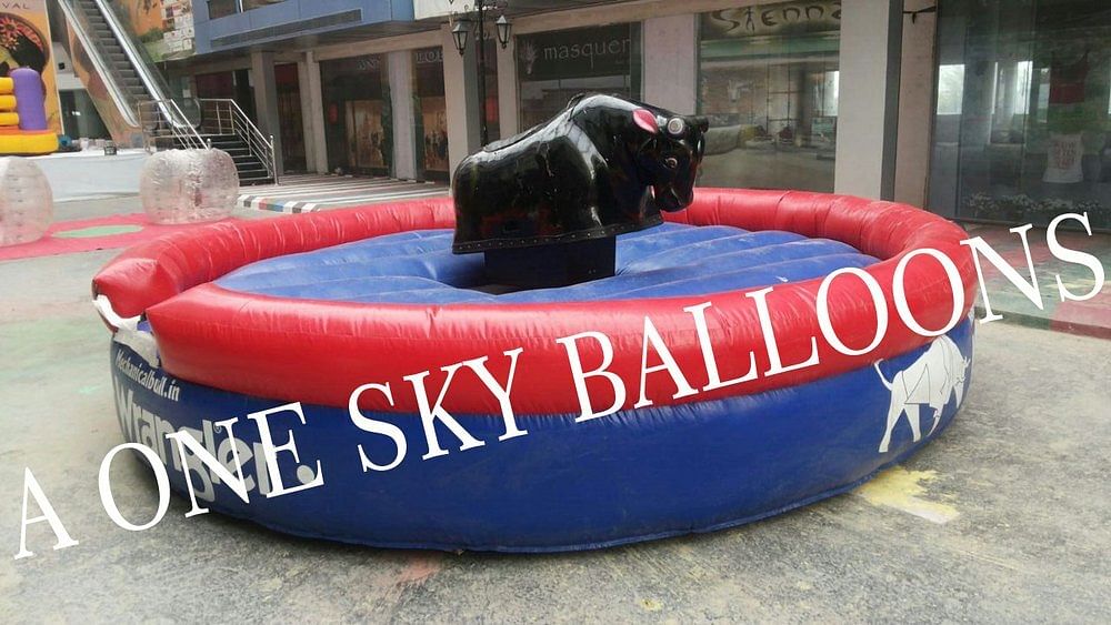 ASB Multicolor Bull Ride Bouncy, 11-13 Yrs