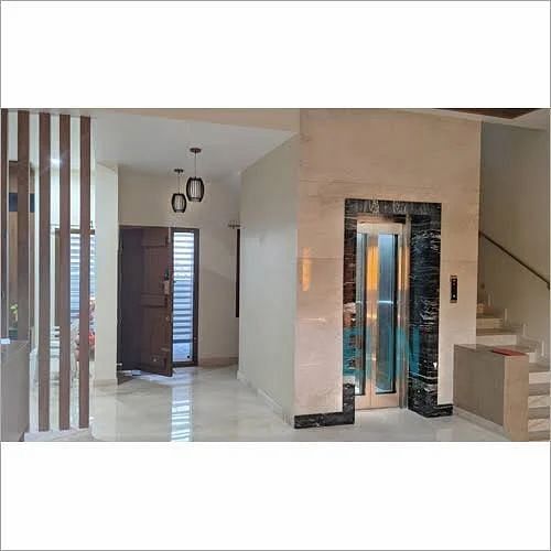 ASCO ELEVATOR Silver Home Lift - SS Automatic Big Vision Door