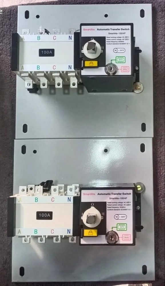 ATS Panel Automatic Transfer Switch Panel, Three Phase