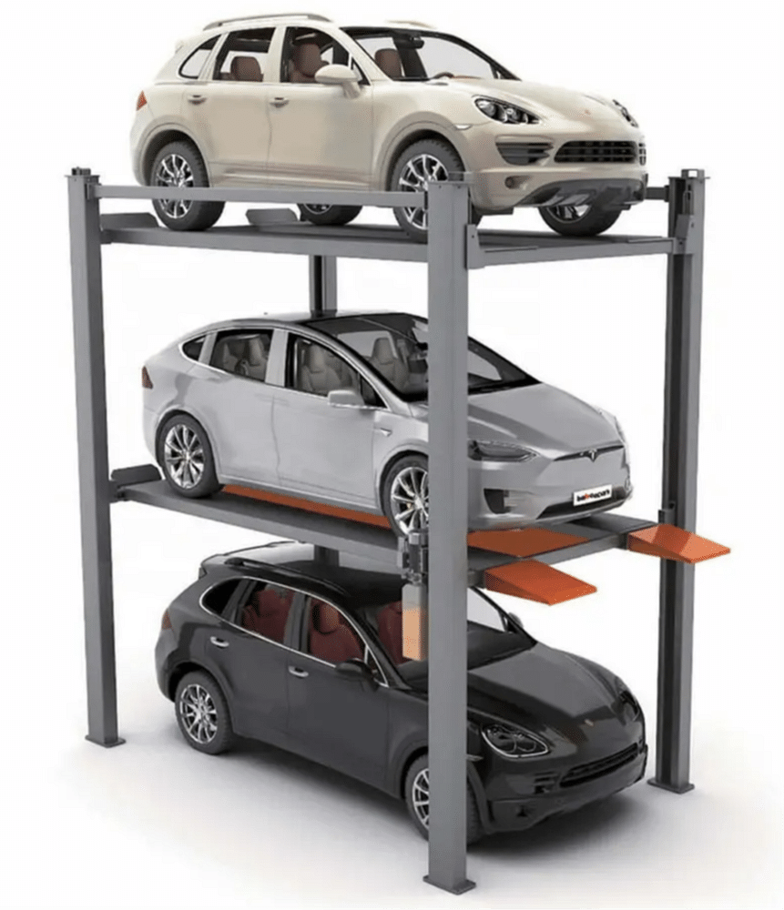 Auto Galvanized Steel Vertical Car Parking System, 220-440, Capacity: 2-100