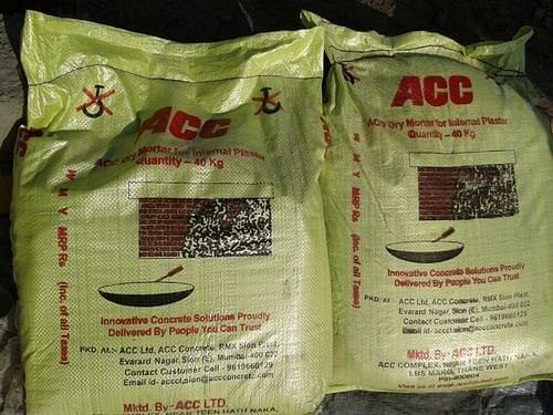 Autoclaved Aerated Concrete ACCOPLAST-Dry Mortar Bag acc, For Wall Construction, Packaging Size: 30KG