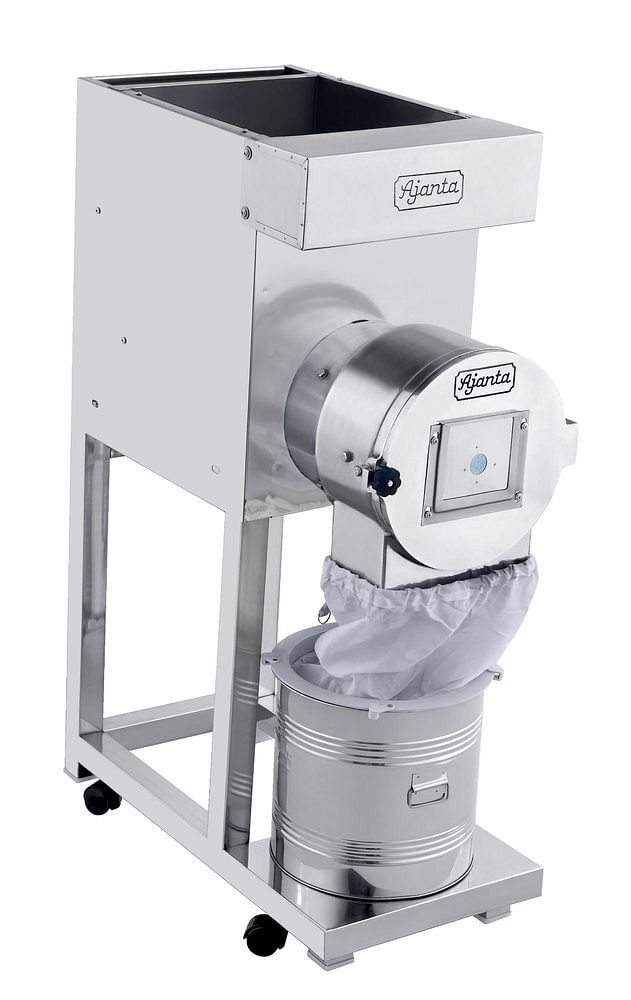 Automatic 3 HP Double Chamber SS Pulveriser, Single Phase, 22- 25 kg/Hr