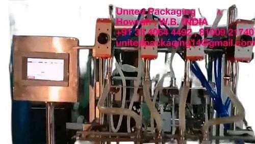 Automatic 4 Head Servo Fill Machine