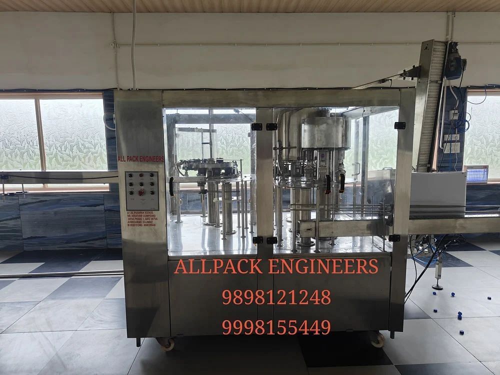 Automatic Bottle Filling And Capping Machine, Warranty:1 Year