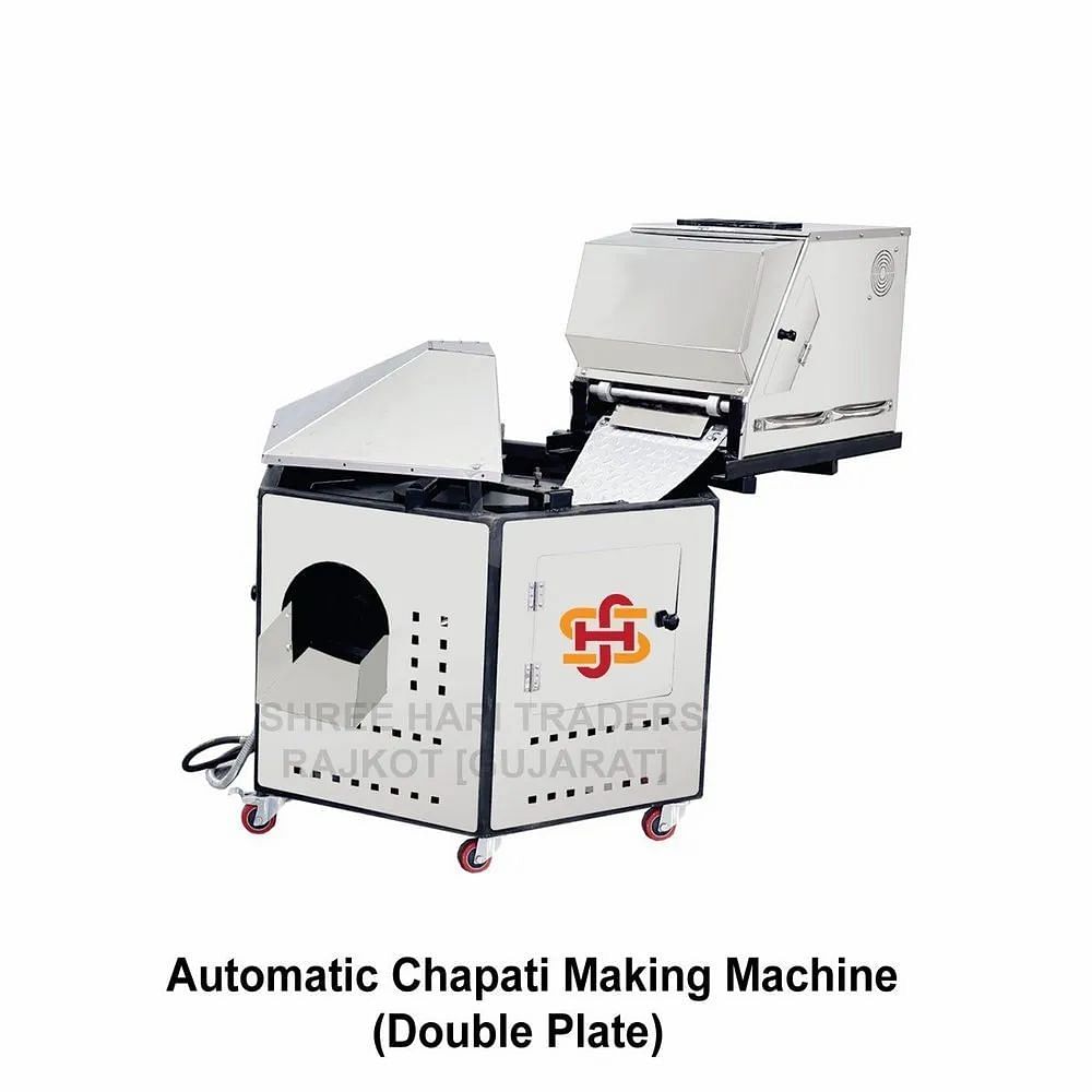 Automatic Chapati Making Machine Double Plate, Capacity: 700-800 Chapati/Per Hour