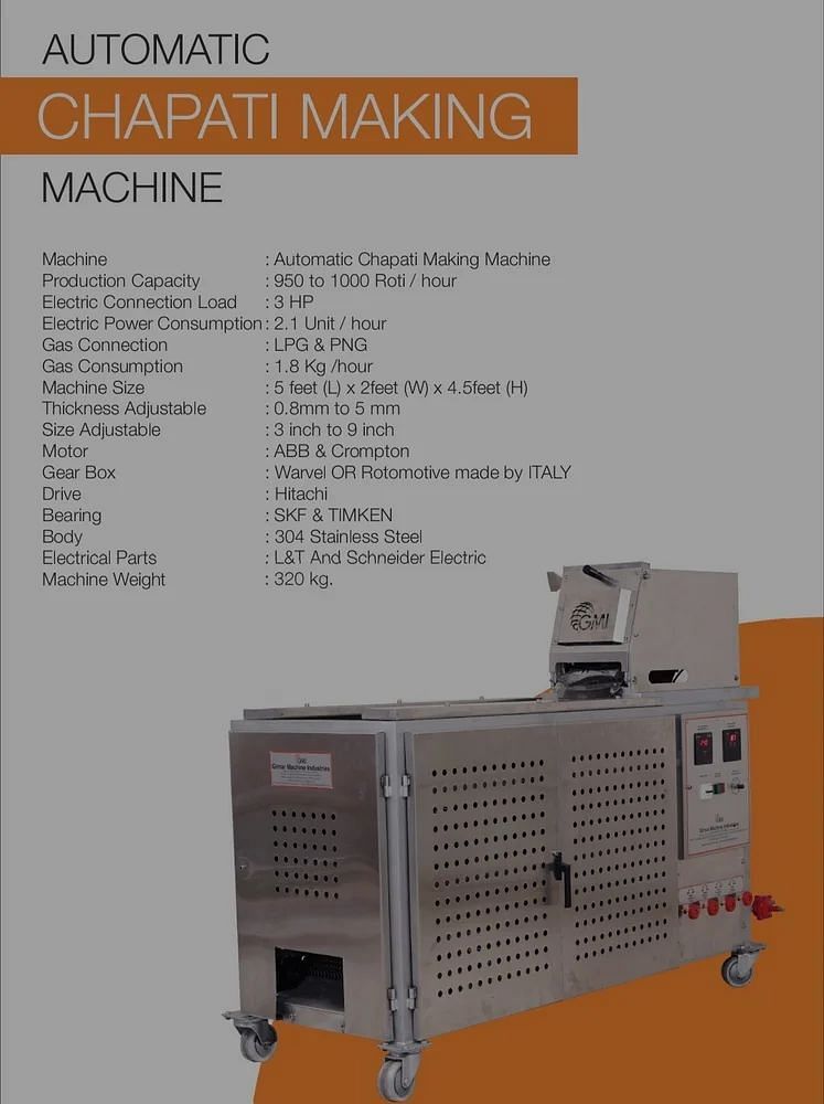 Automatic Chapati Making Machine