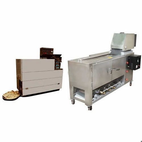 Automatic Chapati Making Machine with dough ball cutting