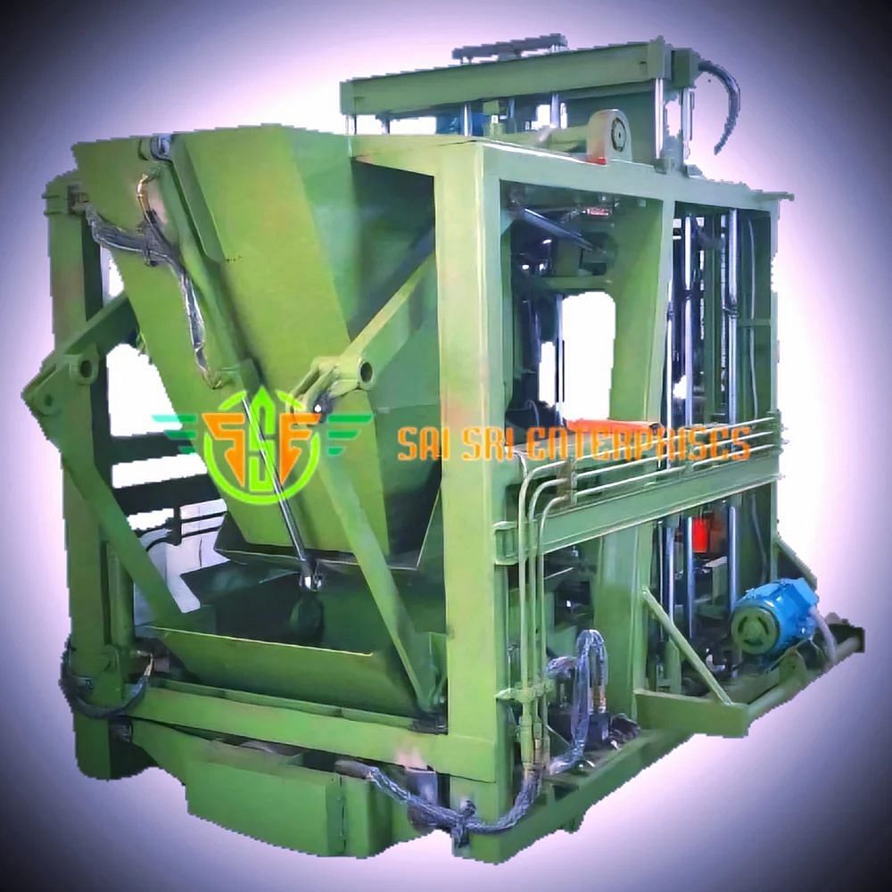 Automatic concrete block making machine