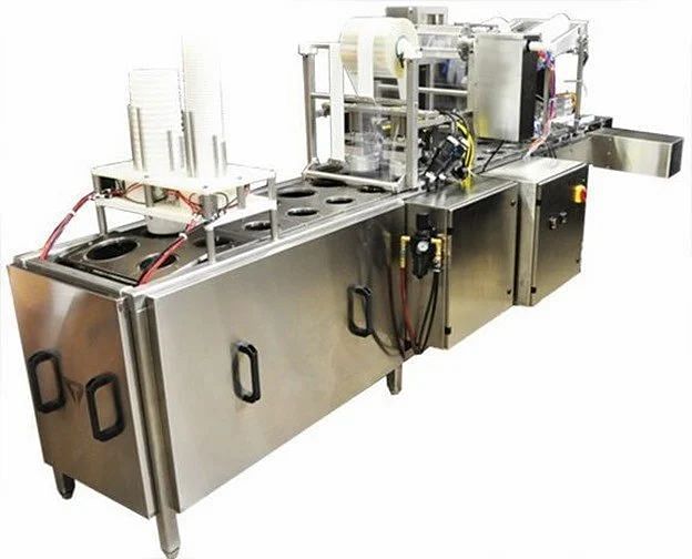 Automatic Cup Filling Sealing Linear Type, 2000 CPH