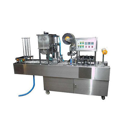 Automatic Cup Sealing Machine, Capacity: 500-2500 Pouch per hour, 380 V