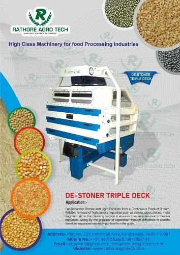 Automatic De-Stoner Triple Decks, Three Phase