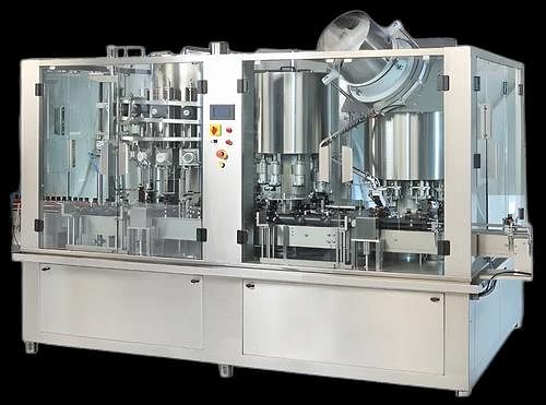 Automatic Eight Head Piston Liquid Filling & ROPP & Capping Monoblock Machine