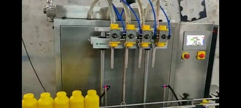 Automatic Ghee Jar Filling Machine