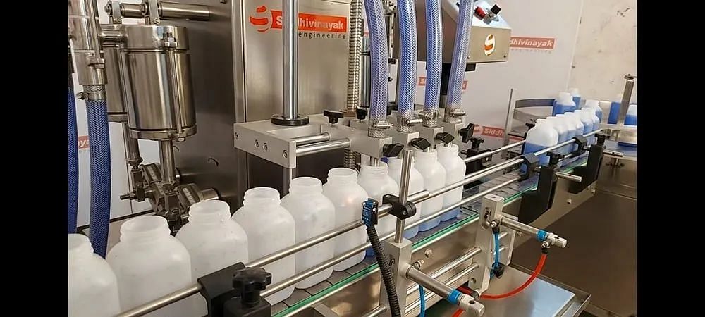 Automatic Hand Wash Liquid Filling Machine