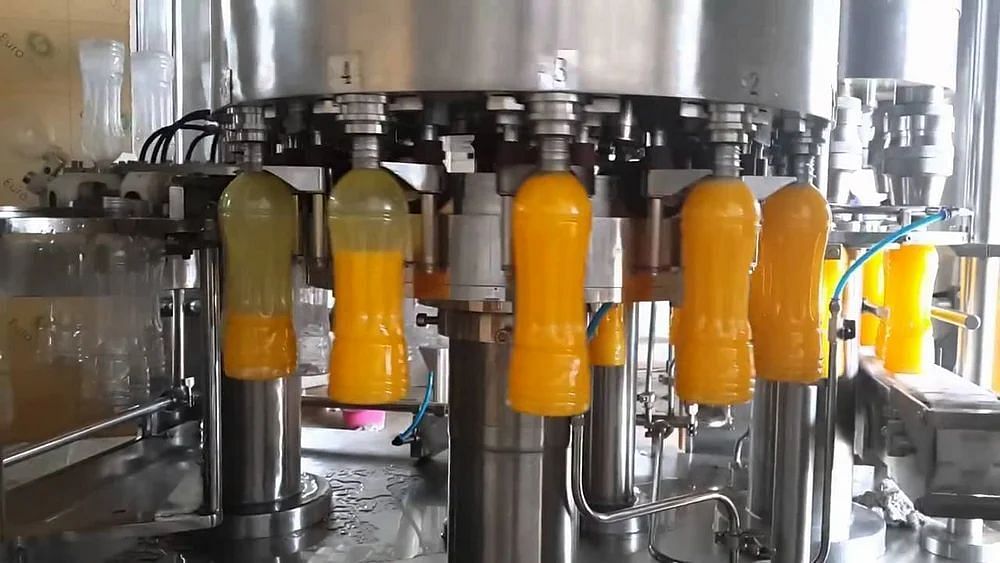 Automatic Juice Bottle Filling Machine