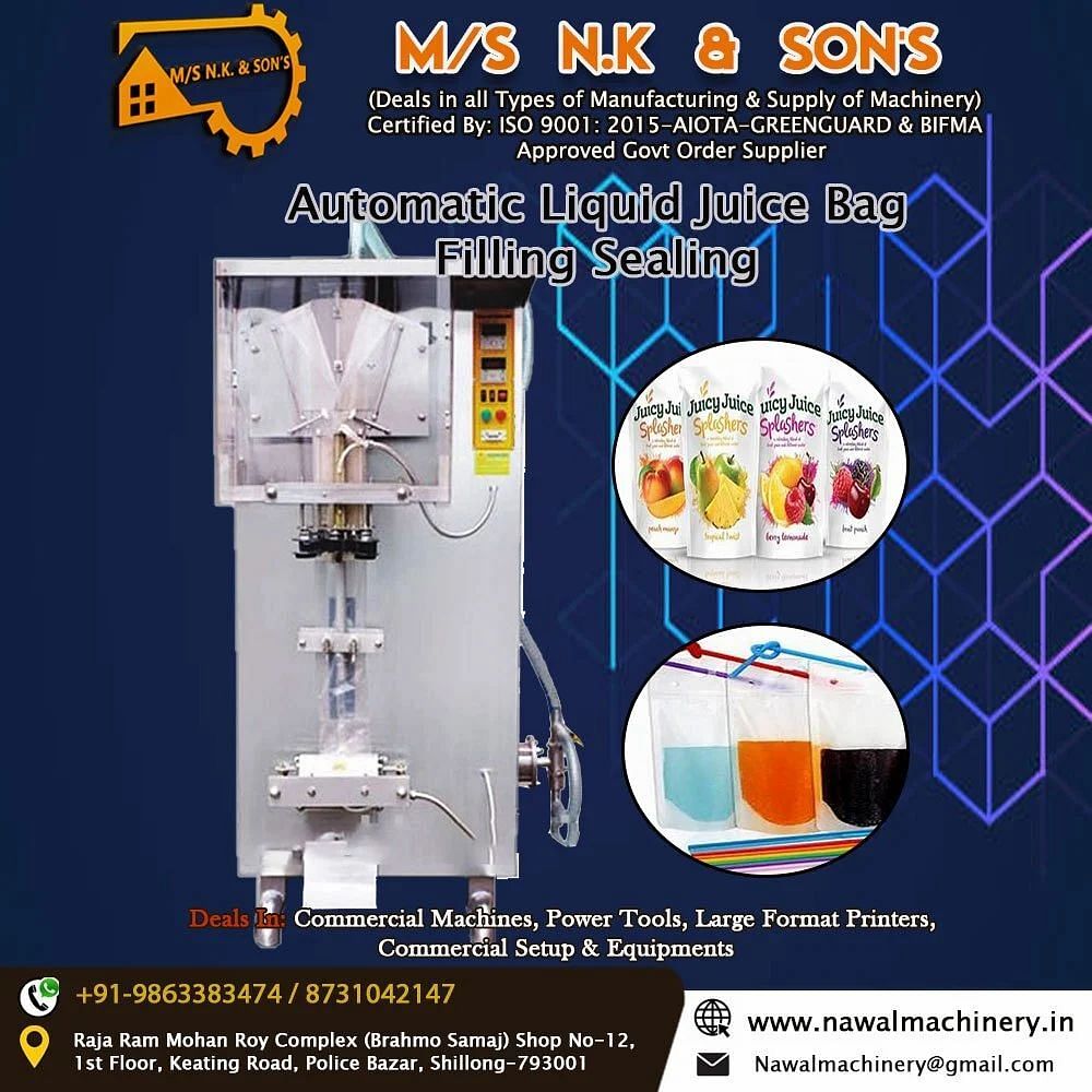 Automatic Liquid Juice Bag Filling Sealing