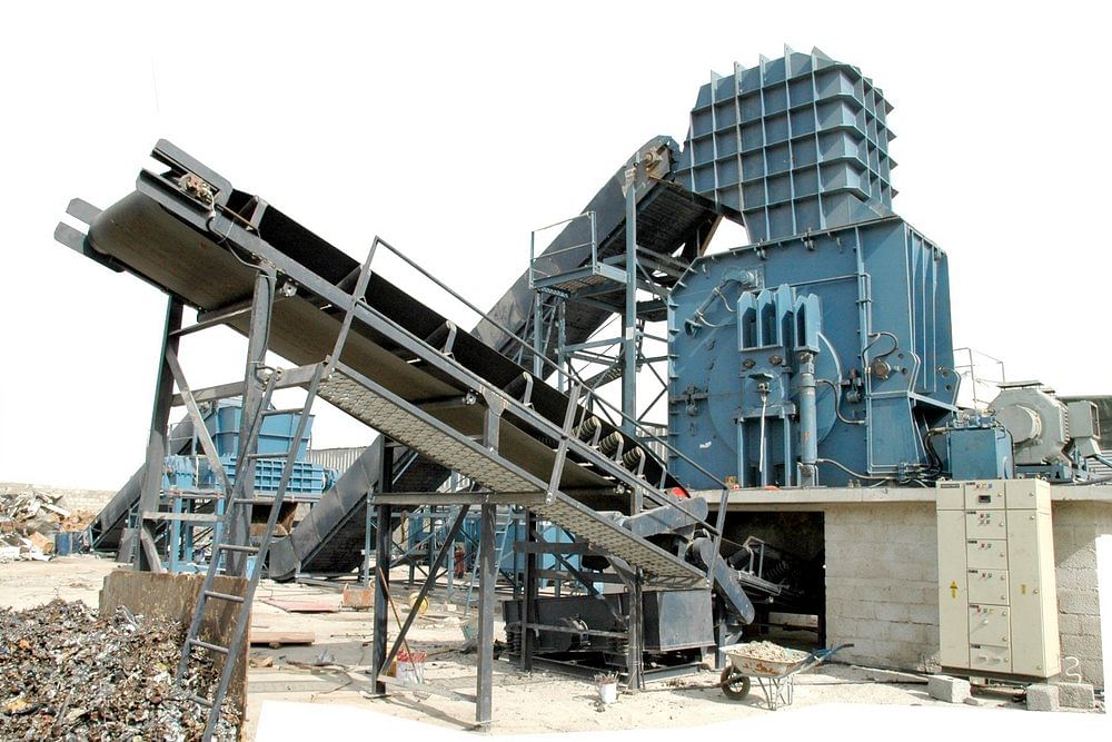 Automatic Metal Scrap Shredder Machine