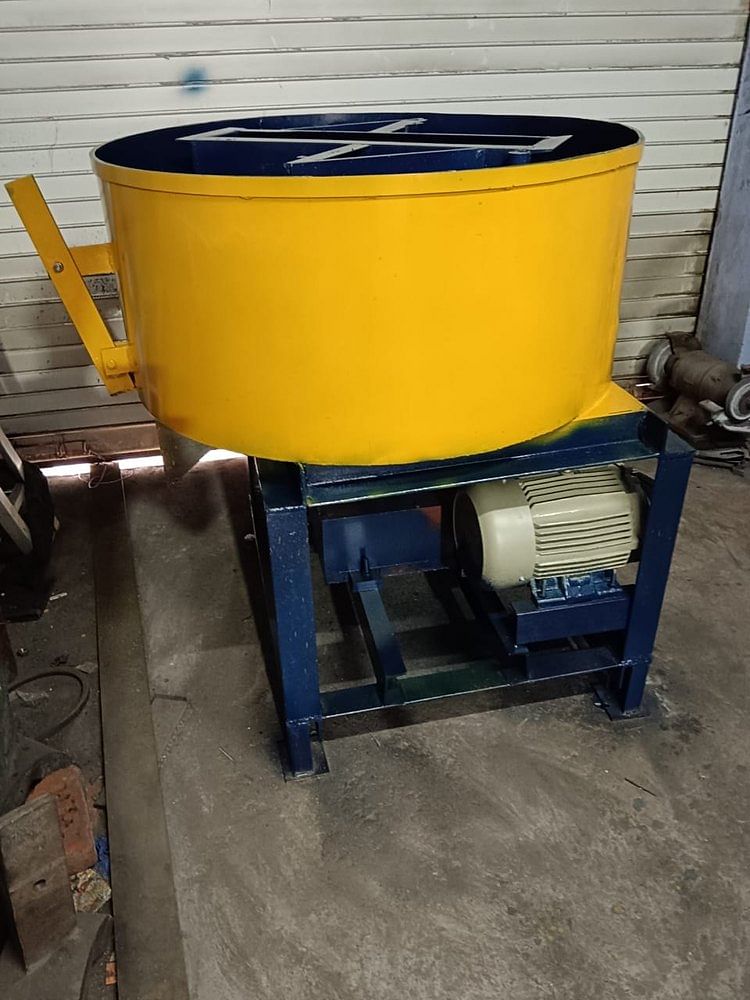 Automatic Mild Steel Electric Pan Mixer, For Mixing Concrete