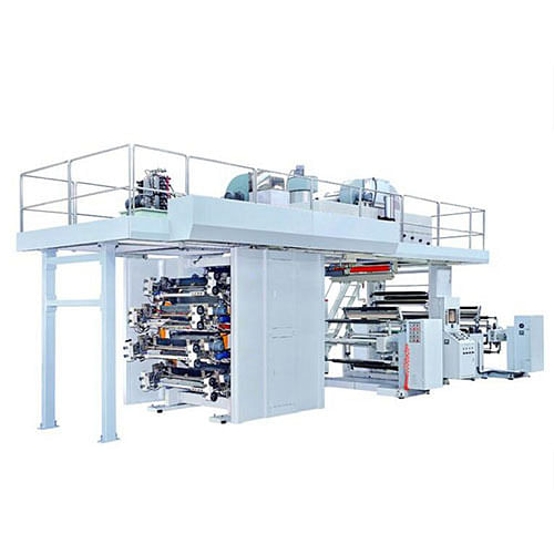 Automatic Mild Steel Multi Color Flexo Printing Machine, Number Of Colors: 4-6