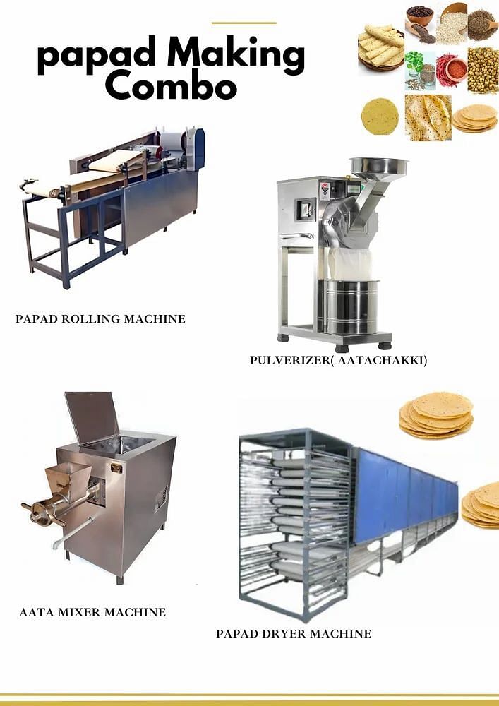 Automatic Papad Making Machine, For Commercial