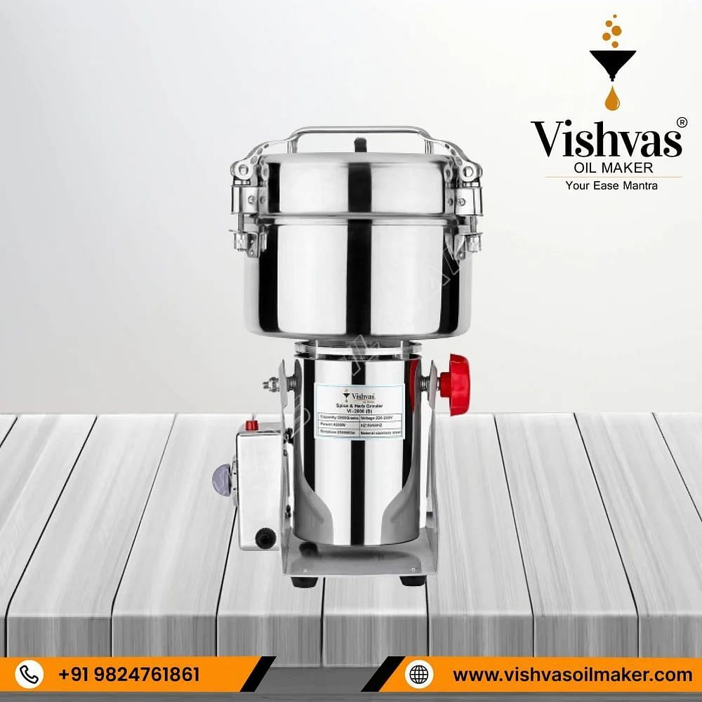 Automatic Powder Coated Dry Masala Grinder, Single Phase