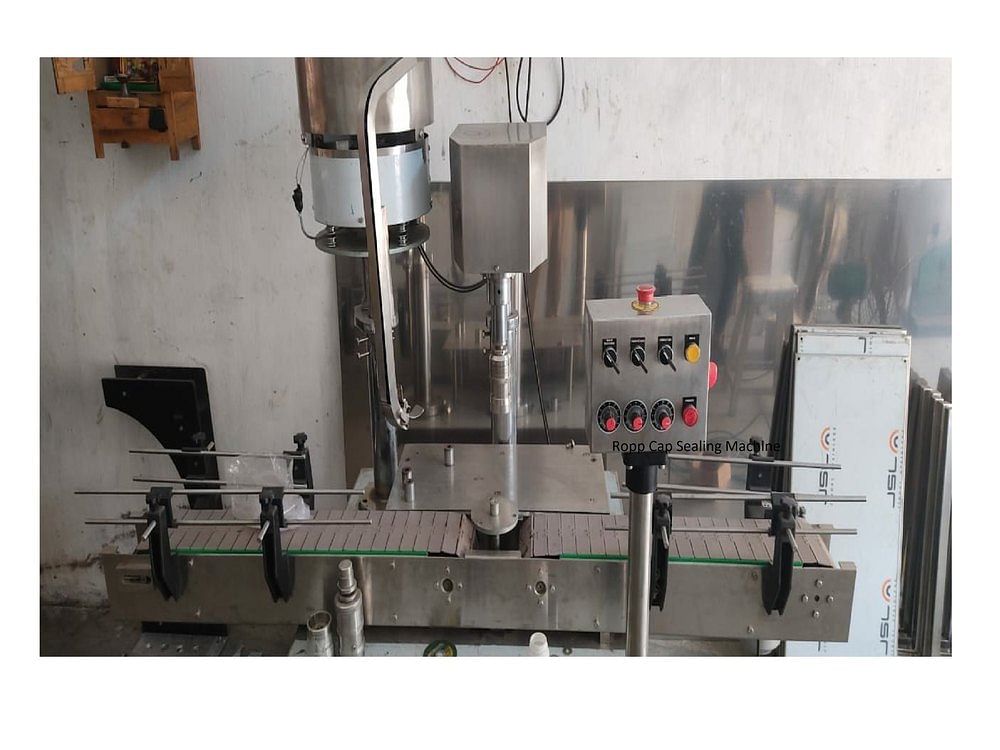 Automatic Ropp Cap Sealing Machine, Capacity: 60 BPM